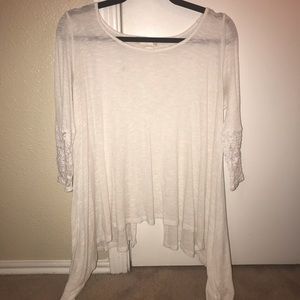 White half sleeve blouse